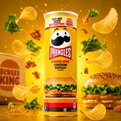 Produktbild von Pringles Burger King Chicken Royal 165 g