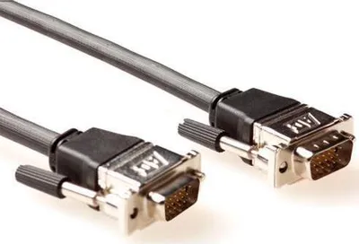 Zdjęcie produktu dla ACT AK9075, 25 m, VGA (D-Sub), VGA (D-Sub), Męska, Męska, Czarny