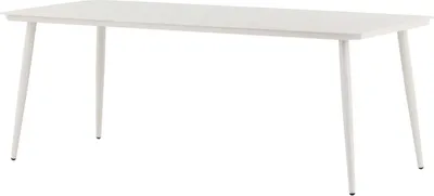 Produktbild von FURNLUX Esstisch Für Draussen Lina Beige 90cm / Hauptfarbe: Beige / Abmessungen: 90 x 200 x 75 cm