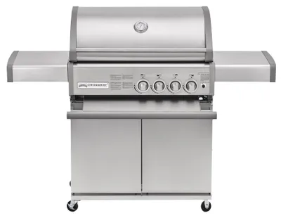Produktbild von Crossray C4 Trolley Barbecue Gasgrill 4 x Infrarot-Brenner Grillwagen BBQ Grill