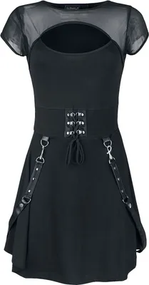Produktbild von Heartless Mittellanges Kleid Damen Eranthe Dress schwarz/grau M