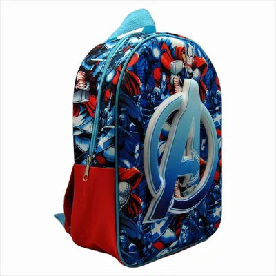 Produktbild von Kids Euroswan | Rucksack 3D - Avengers Motiv - 24x30x10cm - Polyester - Bunt - Für Kindergarten & Freizeit