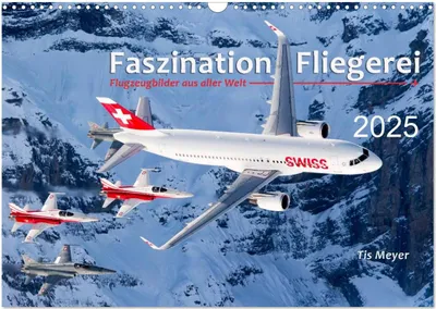 Produktbild von Faszination Fliegerei (Wandkalender 2025 DIN A3 quer), CALVENDO Monatskalender