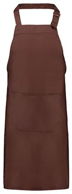 Image de L-Merch - Tablier uni LT3993 (taille unique) (marron)
