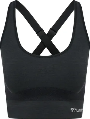 Obrázek produktu pro Hummel Hmlclea bezešvý sportovní top - black melange, velikost:XL