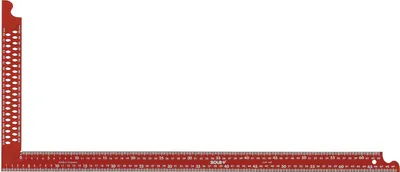 Produktbild von SOLA Zimmermannswinkel ZWCA 1000x360mm mit Anreißlöchern & zweiteiliger Skala