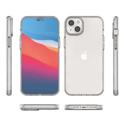 Obrázok produktu pre Pružinové Puzdro Iphone 14 Plus Silikónový Kryt S Rámom Čierny