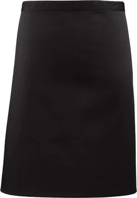 Immagine prodotto di Premier Workwear PR151 | Grembiule Bistro - 70 x 50 cm - Lavaggio in casa: fino a 60 °C - Colore: Nero - Dimensioni: 70 x 50 cm