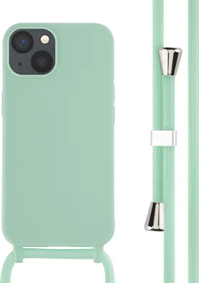 Obrázok produktu pre imoshion Silikónové puzdro so šnúrou pre Apple iPhone 13 - Mätovo zelené