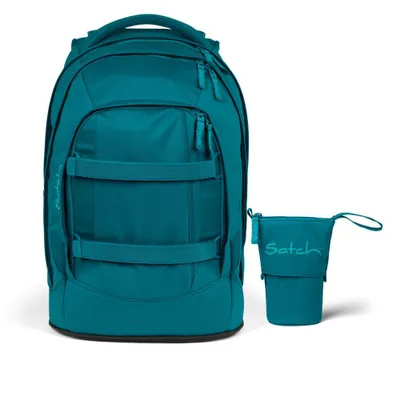 Produktbild von Satch Pack Deep Petrol Schulrucksack Set 2tlg.