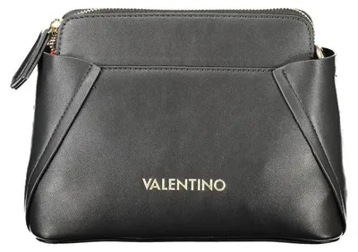 Image de Mario Valentino bandoulière noir, lettres dorées, zip