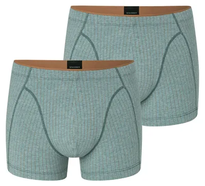 Produktbild von Schiesser Herren Trunk 955 Originals 2-Pack grün - Größe 8
