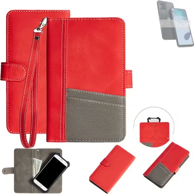 Produktbild von K-S-Trade Handy Schutzhülle kompatibel mit Motorola Moto G53 5G Hülle Portemonnee Brieftasche Klapphülle Kartenfächer Flip Wallet Case Etui