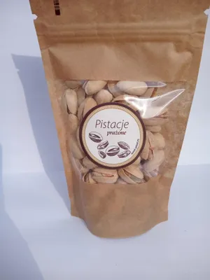 Zdjęcie produktu dla Pistacje prażone solone 100g Bacówka
