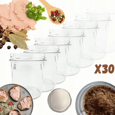 Produktbild von Wamar-Sosenka Glasbehälter 346ml Konservengläser 82mm 30 Stück