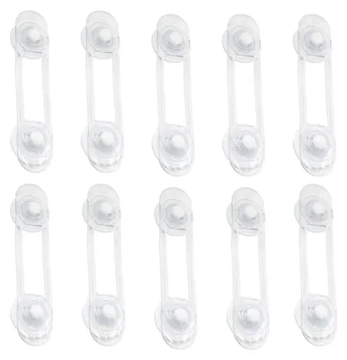 Produktbild von 10-teiliges Set Kindersicherung Schrank, Schubladensicherung Baby für Schränke,Schubladen Sicherungen Baby, die Ohne Werkzeug Montiert Werden Können