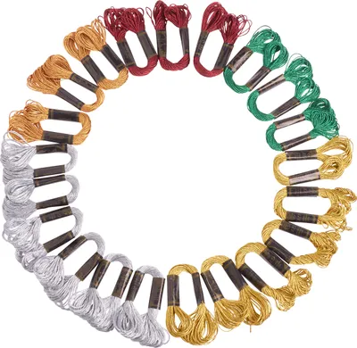Produktbild von VBS XXL Sticktwist "Metallic", 21 Döckchen