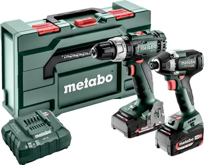 Produktbild von Metabo Akku Combo Set 2.8.6 18V, SB 18 L + SSD 18 LT 200 BL, metaBOX 145 L