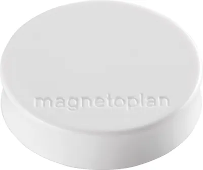 Produktbild von Magnetoplan 1664000, Tafelmagnet, Weiß, 0,7 kg, 10 Stück(e)