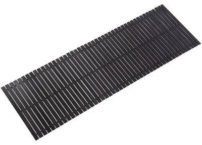 Immagine prodotto di Tappetino da bagno in bambù, dimensioni 46x112 cm, antiscivolo e resistente all'acqua