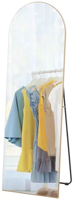 Immagine prodotto di Specchio a figura intera HOMCOM, senza cornice, da appoggio/da parete, 50x150 cm