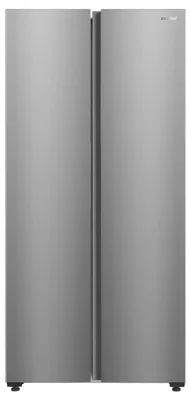 Produktbild von Comfeè RCS609IX2, Freistehend, Amerikanische Tür, Edelstahl, 2 Tür(en), LED, R600a