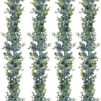 Immagine prodotto di Ghirlanda artificiale di eucalipto, 1,65 m, verde, per decorazioni da tavola
