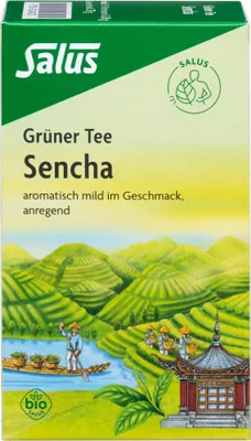 Produktbild von Salus Grüner Tee Sencha, 15 St. Filterbeutel