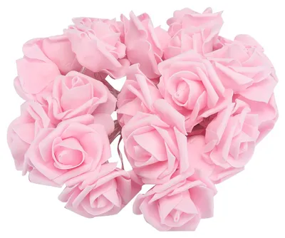 Image de Guirlande lumineuse de 3 mètres avec 20 LED, connexion USB,
fleurs artificielles, roses, guirlande lumineuse pour
la Saint-Valentin, décoration de mariage, rose