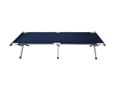 Produktbild von Stahl-Feldbett 190x64x42cm Campingbett für Outdoor-Abenteuer und Notunterkünfte
