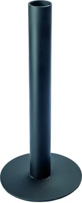 Produktbild von Kerzenständer Metall groß für konische Kerzen Schwarz 160 x Ø 100mm