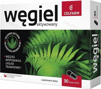Produktbild von Colfarm Aktivkohle 30 Kapseln.