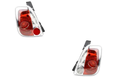 Obrázek produktu pro Johns, kombinované zadní sv?tlo pasuje do Fiatu 500 -312 09/10-06/15 Sada levé a pravé sv?tlo