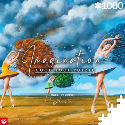 Image de Puzzle 1000 La forme de la couleur verte, Olbinski