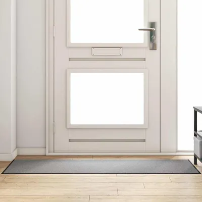 Immagine prodotto di Tappetino Grigio e Nero 60 x 180 cm 100% Poliammide