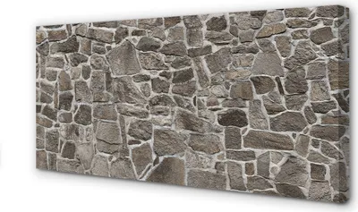 Produktbild von Leinwandbild 100x50 Wandkunst Steinmauerziegel