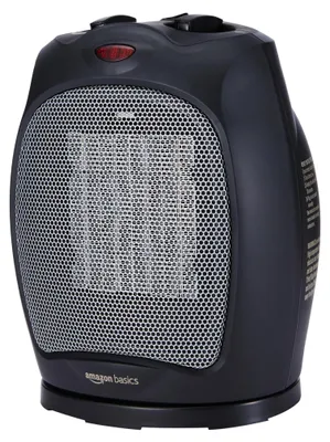 Image de A. Chauffage céramique oscillant, 1800 W, avec thermostat réglable