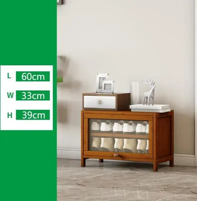 Produktbild von 360Home Bambus Schuh Regal Schuhregal shoerack