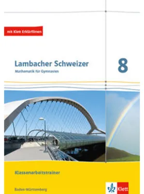Immagine prodotto di Lambacher Schweizer Mathematik 8. Ausgabe Baden-Württemberg. Klassenarbeitstrainer. Schülerheft mit Lösungen Klasse 8