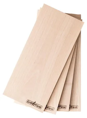 Obrázok produktu pre Grilovacie dosky 4 ks, jelšové drevo, 29 x 13 x 1 cm, pre grilovanie