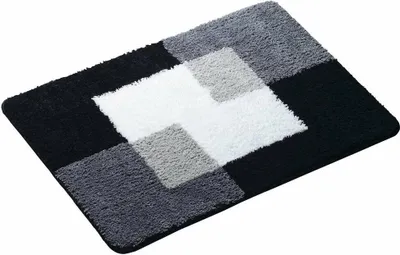 Produktbild von COINS Badvorlage 60x90cm Anti-Rutsch, Polyester, grau