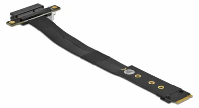 Zdjęcie produktu dla Adapter DELOCK M.2 Key M do PCIe x4 NVMe z kablem 20 cm