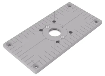 Produktbild von PRIWAS Einlegeplatte passend für Metabo FMV 18 LTX BL 8 | Frästisch-Einlegeplatte passend für Metabo Kantenfräsen