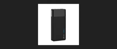 Produktbild von XLayer 214418, 10000 mAh, Lithium-Ion (Li-Ion), Kabelloses Aufladen, 3,7 V, 5 W, Schwarz