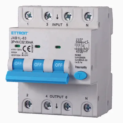Immagine prodotto di ETTROIT JX263264 Magnetotermico Differenziale 3P+N 32A 30mA 380V-6KA CLASSE A