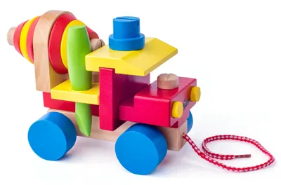 Produktbild von Hape International Woddy_ Auto Werkzeug BAUSATZ z. Schrauben MOTORIK Holz LKW Holzspielzeug