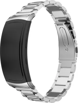 Produktbild von BStrap Stainless Steel Armband für Samsung Gear Fit 2, silver