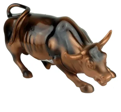 Produktbild von Bronze Statue des Wall Street Bullen (X-Large, 20,3 cm)