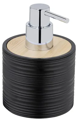 Produktbild von WENKO Seifenspender LYON schwarz DH 8.70x12.50 cm schwarz