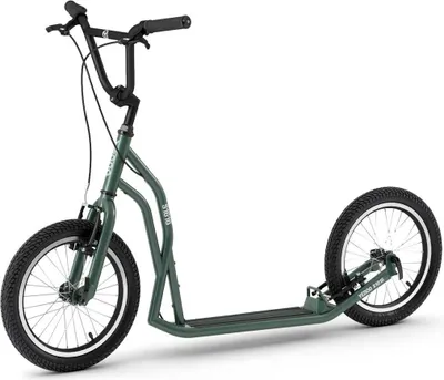 Produktbild von Tretroller Yedoo Steel S1616 Dogscooter Scooter Roller Cityscooter grün